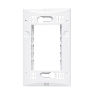 Suporte Placa 4x2 Iriel Brava Para 3 Módulos Branco