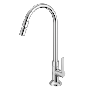 Torneira Para Cozinha De Mesa Docol Gali Bica Alta Cromada