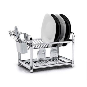 Escorredor De Louças Makinox 16 Pratos Aço Inox Cromado