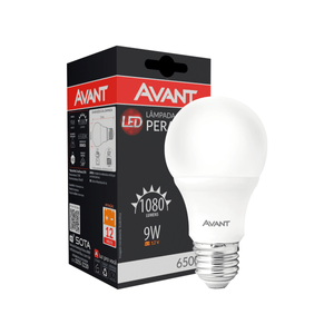 Lâmpada Led Avant Bulbo E27 12v 9w Luz Branca 6500k