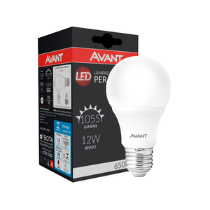 Lâmpada De Led Avant Bulbo E27 12w Bivolt 6500k Luz Branca