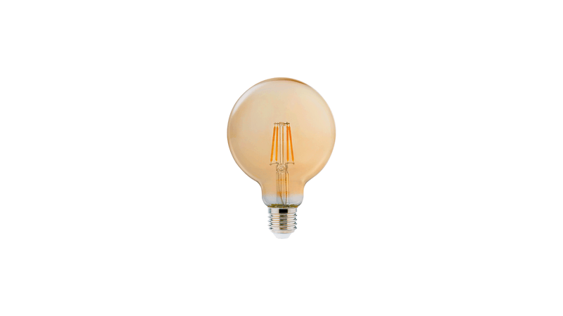 Lâmpada Pera Vintage Retro Filamento LED 4w Luz Âmbar - ESPAÇO LED