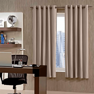 Cortina Bella Janela Prakita Slim Lisa 2,60x1,70 Corta Luz