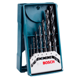 Jogo De Brocas Bosch Mini X-Line Com 7 Peças Para Metal