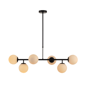 Luminária Pendente Avant Pérola Constelação E27 Preto Fosco
