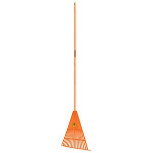 Vassoura De Jardim Tramontina 18 Dentes Laranja 120 Cm