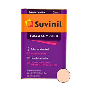 Tinta Acrílica Suvinil Fosco Completo Areia 18 Litros