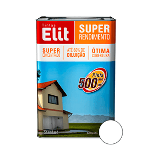 Tinta Acrílica Elit Super Rendimento Gelo Semi-Brilho 18l