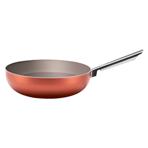 Panela Wok Brinox Curry S/ Tampa Ø28 Cobre 3,5l Antiaderente