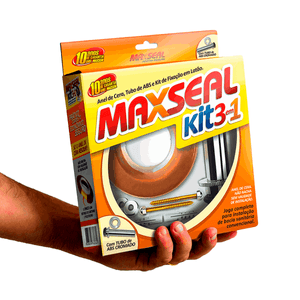 Kit Anel Vedação Bacia Convencional Maxseal Tubo Instalação