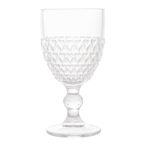 Taça Para Água Lyor Cristal Coração 330ml 1705