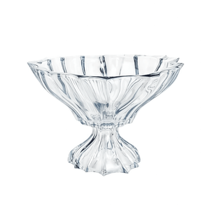 Centro De Mesa Cristal Com Pé Rojemac Paradise 34x21 Cm