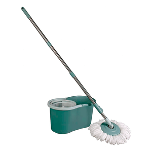 Esfregão Mop Giratório Kian Fit Com Cesto 8 Litros