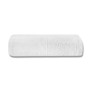 Toalha Banho Felpudo Jacquard Confort Liso 70x140cm Branco