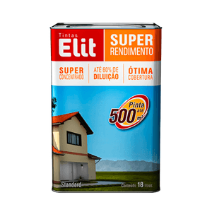 Tinta Acrilica Elit Super Rendimento Branco Neve 18 Litros