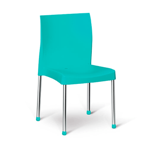 Cadeira Niquelplast Azul Turquesa 389-6