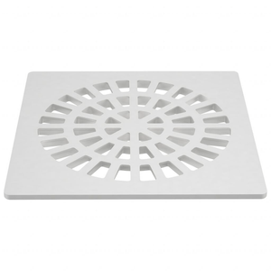 Grelha Fortlev 150mm Quadrado Branca