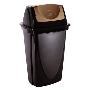 Lixeira 7,2l Eco-Black Plasutil 13724
