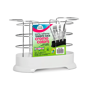Porta Talher Niquelart Mestre Cuca Branco