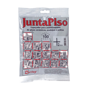 Espaçador Juntapiso Cortag 2,0mm Com 100 Unidades