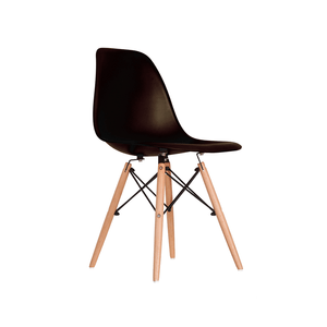 Cadeira Eames Tiffany Polipropileno Marrom