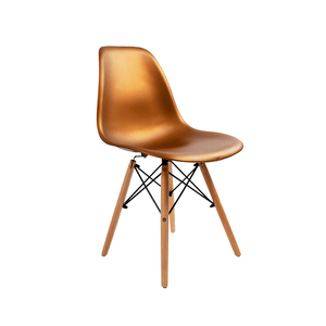 Cadeira Eames Tiffany Polipropileno Bronze