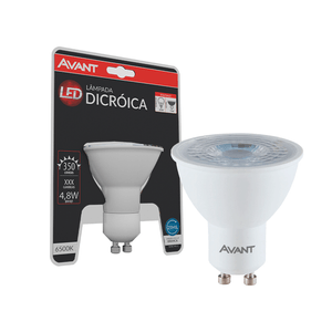 Lâmpada Led Avant Dicróica 4,8w Luz Branca 6500k Bivolt