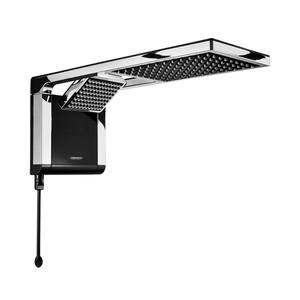Chuveiro Lorenzetti Acqua Duo Preto Com Cromado 220v/7800w