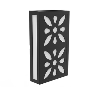 Arandela De Parede Led Avant Cobogó Mandala Preto 3000k 12w