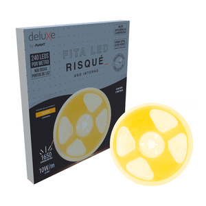Fita Led Interno Avant Risqué 10wm 5 Metros 3000k Amarelo Ip20 12v