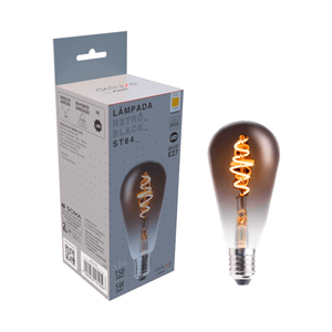 Lâmpada Led Retrô Black Avant St64 E27 5w 2200k Bivolt