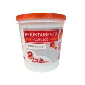 Rejunte Acrílico Dalla Bernardina Cinza Platina 1kg