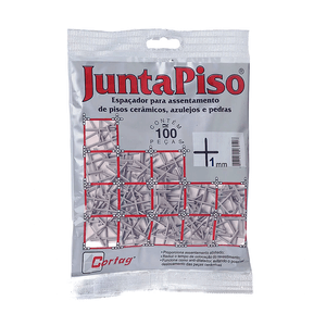 Espaçador Juntapiso Cortag 1,0mm Com 100 Unidades