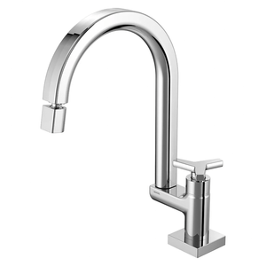 Torneira De Mesa Para Cozinha Docol City Bica Alta Cromada