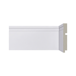 Rodapé Santa Luzia Moderna Branco Barra 12cmx2,40m