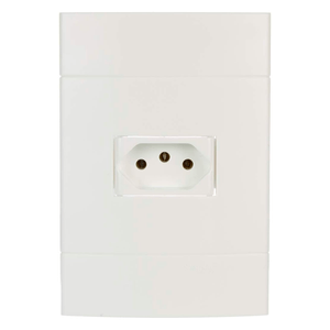 Tomada Schneider Lunare 2p+t 10a 250v Polar/Branco