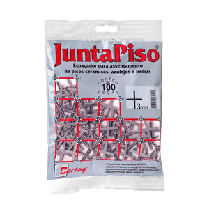 Espaçador Juntapiso Cortag 3,0mm Com 100 Unidades