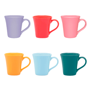 Caneca Oxford Cerâmica Comercial Cores Sortidas 330ml