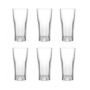 Jogo De 6 Copos Fullfit Dover Em Vidro 280ml
