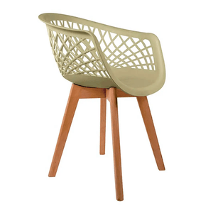 Cadeira Web Tiffany Polipropileno Fendi Wood