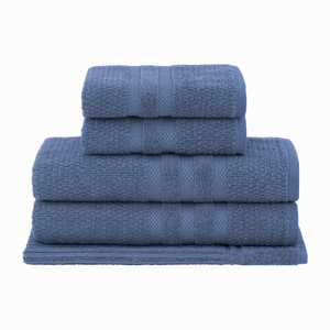 Jogo De Toalha 5 Peças Buddemeyer Vanilla Extra Soft Azul