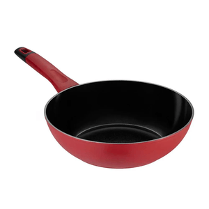 Panela Wok Antiaderente Oxford Everyday Vermelha 28cm