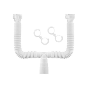 Sifão Docol Universal Extensivel Duplo Branco