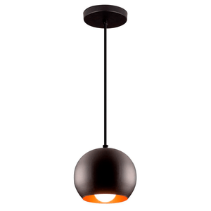 Pendente Startec Malta Preto E Cobre Bivolt