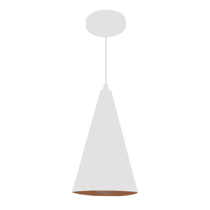 Pendente Startec Londrina Branco E Cobre Bivolt