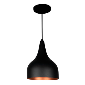 Pendente Startec Austria Preto E Champagne Bivolt