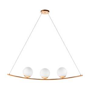 Pendente Llum Dreams Arco 3 Lâmpadas E27 Gold Bivolt