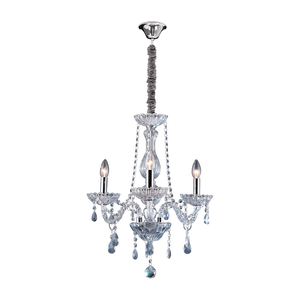 Lustre Llum Classic 3 Lâmpadas E14 Transparente Bivolt