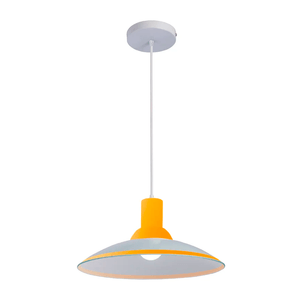 Pendente Startec Ice 1 Lâmpada E27 Amarelo Bivolt