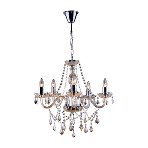 Lustre Startec Nice 5 Lâmpadas E14 Champagne Bivolt